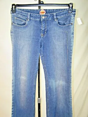 Brooklyn Blue Marlin Distressed Jeans Juniors Size 9 Medium Vintage Style Blue • $8.33