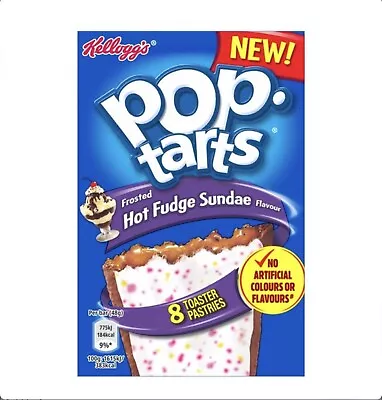 £11.95 • Buy 2 X Kellogg's Hot Fudge Sundae Pop Tarts 8X48g
