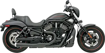 Bassani Black 4  Road Rage 2-1 Exhaust Fits 07-17 Harley V-rod VRSCDX VRSCD • $868.95