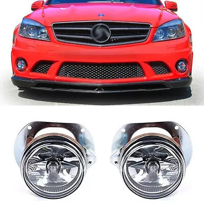 L&R Front Fog Light Lamp W/ Bulbs For Mercedes C300 C350 C63 AMG W204 R230 W164 • $39.55