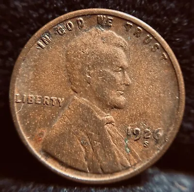 1926 S Lincoln Cent Wheat Penny . • $11.50