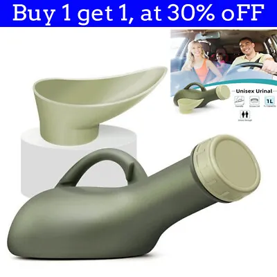 Female Male Urine Portable Bottle Urinal Toilet Travel Camping Outdoor • £5.99