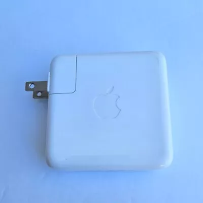 Apple A1718 61W USB‑C Power Adapter For MacBook Pro - White Plug Only • $14