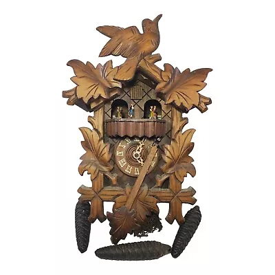 Vintage German Black Forest Cuckoo Clock Regula A25-83 Carousel Movement Musical • $149.95