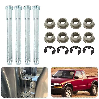 Door Hinge Pins And Bushing Kit 4 Sets For 1994-2004 Chevrolet Chevy S10 GMC • $8.39