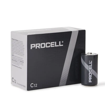 $14.25 • Buy Fresh Duracell  Procell  C Cell 1.5V  12 Pc 5 Years Till Expire Batteries Pc1400