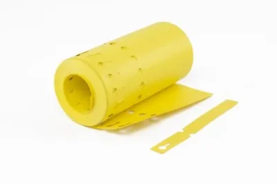 5 Inch Yellow Self-Tie Lock Loop Plant Labels X 100 • £19.06