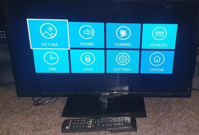 £69.99 • Buy 24  Logik TV With Remote, Built-in Freeview/Digital  - Good Condition 
