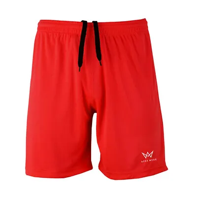 Mens Shorts Football Dri Fit Park Gym Training Sports Running Short Apex Wear • $10.99