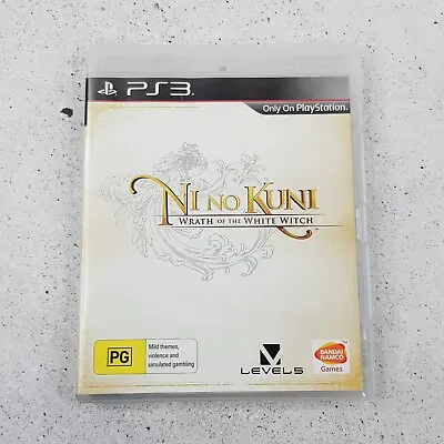 NI NO KUNI Wrath Of The White Witch PS3 Playstation 3 Video Game - Complete • $20