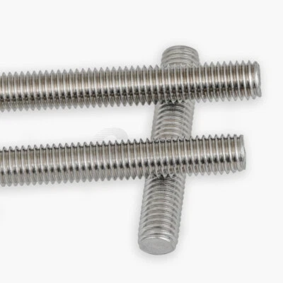 £2.51 • Buy Full Thread Lead Screws 304 Stainless Steel Threaded Rod M2-M20 Bolts Grade 4.8