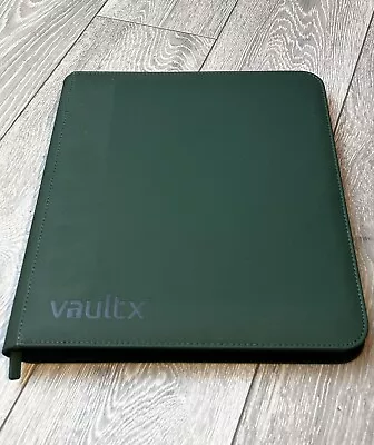 Vault X Binder 12 Pocket Zip - 20 Pages For 480 Cards - Excellent Condition • £15