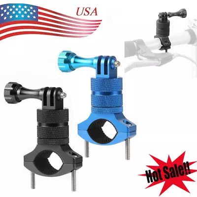 Bicycle Bike Motorcycle Handlebar Pole Mount Holder Clamp For Gopro Hero9 8 7 6 • $12.58