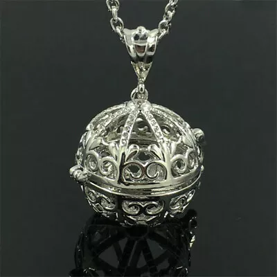 $3.18 • Buy Fashion Locket Necklace Fragrance Essential Oil Aromatherapy Diffuser Pendant AU