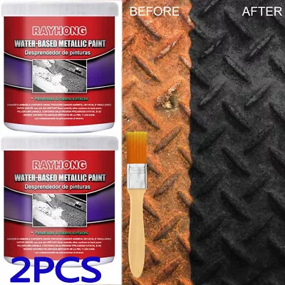 2pcs Rayhong Car Rust-free Primer Water-based Metallic Paint Primer Remover US • $12.45