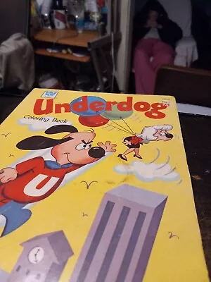 Nice Vintage Preowned Under Dog Coloring Book • $6.99