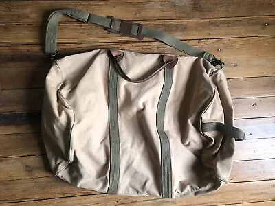 Vtg Eddie Bauer XL  26” Canvas Duffel Bag 90s Carry On Weekender Travel • $30