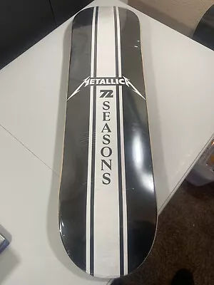 METALLICA Pop Up Store 72 Seasons Rare Tour Colors Yellow Black Skateboard Deck • $238.95