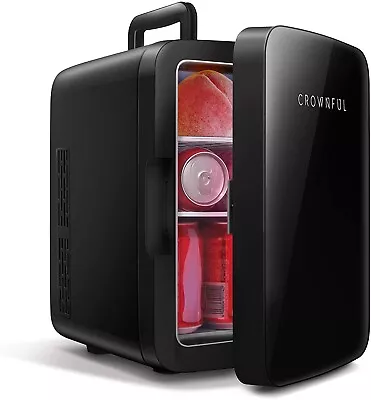 Crownful 10L 12v Portable  Mini Fridge Cooler & Warmer CF-PC10LBLK NEW • $26.95