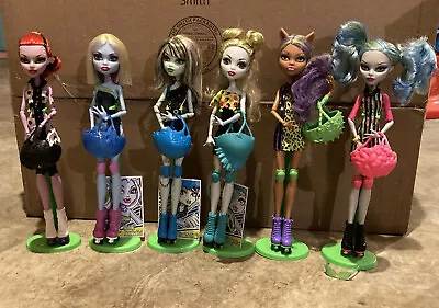 Monster High Roller Maze 6 Dolls: Operetta Abbey Frankie Lagoona Clawdeen Ghouli • $256.50