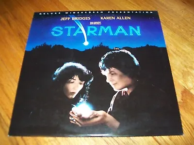 STARMAN Laserdisc LD WIDESCREEN FORMAT EXCELLENT CONDITION RARE JOHN CARPENTER • $7.99