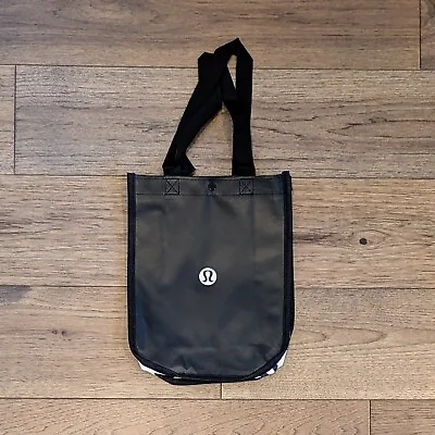 Lululemon Small Reusable Shopping Tote Lunch Bag - Black ***NEW!*** • $7.99