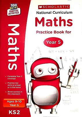 Maths Practice Book Year 5 Age 9-10  KS2 National Curriculum • £6.99