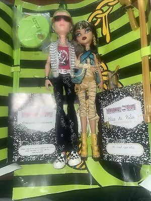 VINTAGE-Monster High Deuce Gorgon & Cleo De Nile Fashion Doll 2 Pack - • $99.99