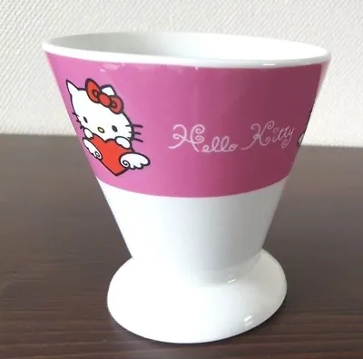 £4.99 • Buy Hello Kitty Ice Cream Sundae Ceramic Bowl Dish Mug Sanrio 10cm Tall 2007