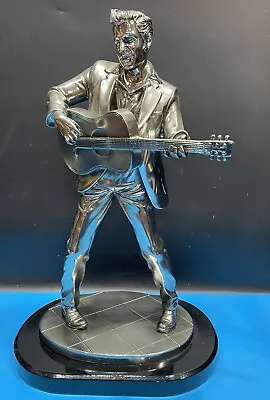 Elvis Presley With Guitar Statue Silver Dreams Leonardo Collection[original Box] • $72.11