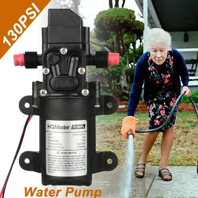 $31.59 • Buy DC 12V Water Pump 130PSI Self Priming Pump Diaphragm High Pressure Spraying RV