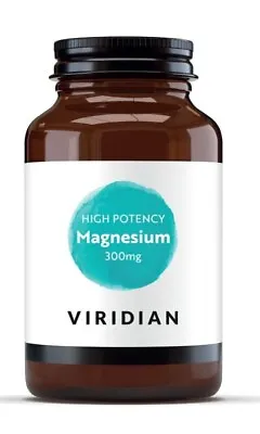 Viridian High Potency Magnesium 300mg 120 Vegetarian Capsules • £17.99