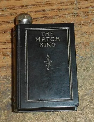 Vintage The Match King Book Style Bakelite Match Striker Lighter/rare! • $4.99