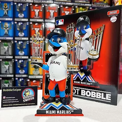 BILLY The Marlin Miami Marlins  World Series  Champions Mascot MLB Bobblehead • $55