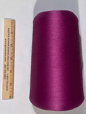 ThreadsUSA Max-Tex Tex-24 Polyester Serger Thread 16oz Cone VF Violet Glace 1838 • $5