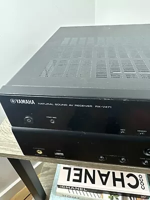 Yamaha RX-V471 5.1 Channel Natural Sound Home Theater AV HDMI Stereo Receiver • $75