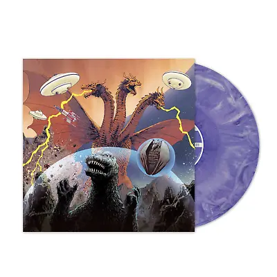 $54.99 • Buy Godzilla Invasion Of Astro Monster 1965 Soundtrack Purple Swirl Color Vinyl LP