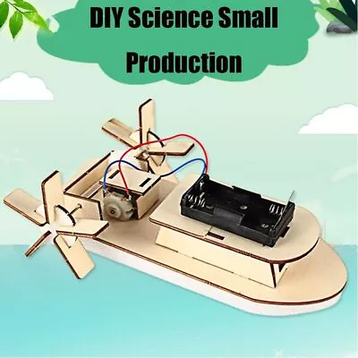 School Projects Paddle Steamer Model Ship Yacht Toys Physics Learning STEM Toy • £5.77