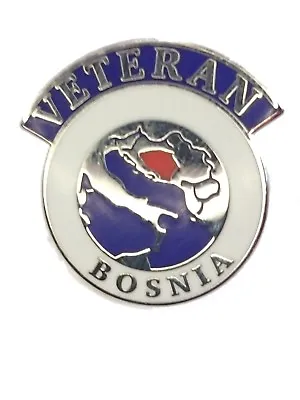 Bosnia Veteran Lapel Pin Regimental Military Badge • £3.49