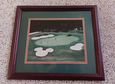Vintage Walt Disney World Mickey Mouse Golf Course Picture. Hidden Mickey  • $165