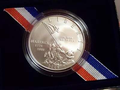 2005 Marine Corps 230th Anniversary Silver Coin - Uncirculated - 90% Silver • $45.95