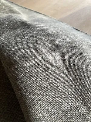 LAURA ASHLEY PLAIN GREY FABRIC MATERIAL Soft Fabric  1m • £16