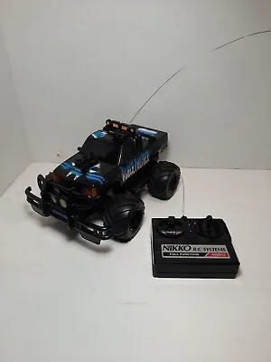 Vintage Nikko Battery Operated Remote Control RC Truck Black Panther • $50