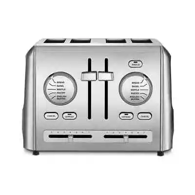 Cuisinart CPT-640P1 4-Slice Custom Select Toaster - Stainless Steel (CPT-640P1) • $70.55