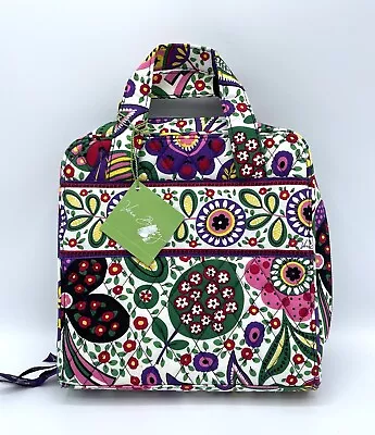 New Vera Bradley VIVA LA VERA Zip-around TECH ORGANIZER Travel Bag Msrp $38 • $19.99