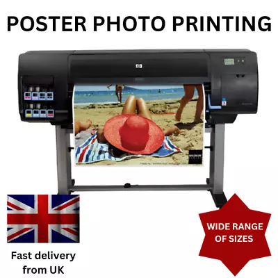 Poster Printing Colour Photo Satin A0 A1 A2 A3 A4 A5 • £4.99