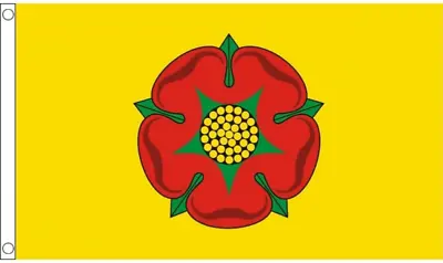 Lancashire New Small Flag 3 X 2 FT - 100% Polyester With Eyelets -English County • £6.99
