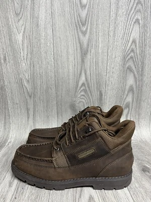 £69.99 • Buy Rockport Marangue Brown Leather Boots UK Size 7.5 Brand New 