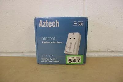 Aztech Home Plug HL117EP With Power Pass Through • £19.99