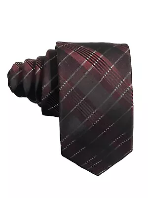 Alfani Hand Made 100% Polyester Men's Designer Geometric Skinny Tie 59  X 2.5  • $16.99